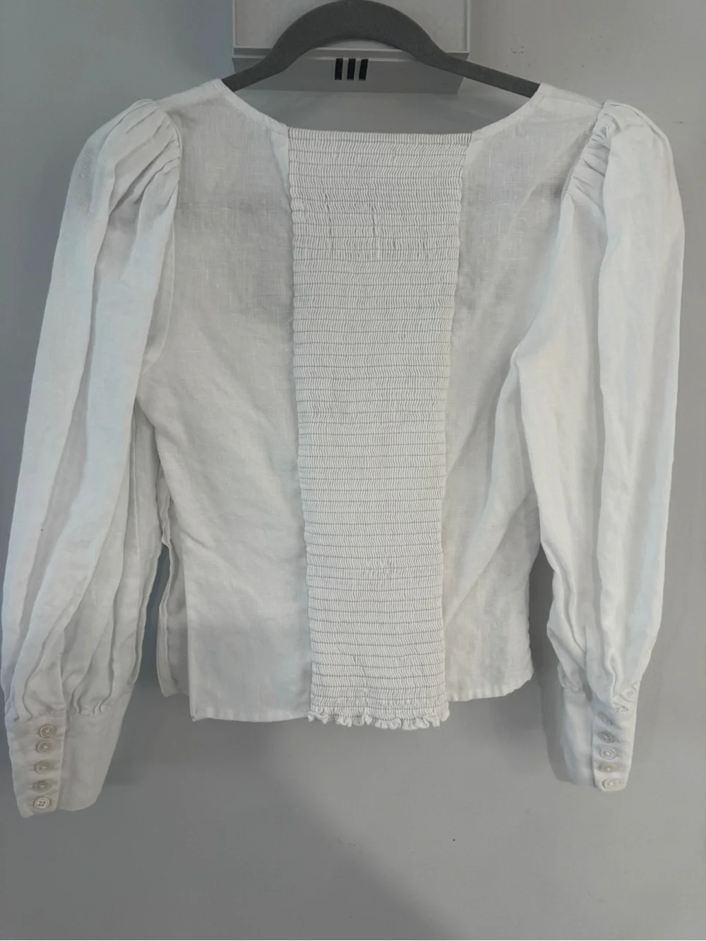 Reformation Stilton White Linen Top - Picture 4 of 5